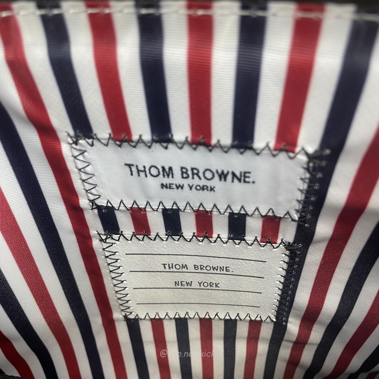 Thom Browne Logo Stamp Leather Document Holder (3) - newkick.app